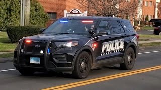 North Haven CT Police Department SUV 22 Responding Code 3!!