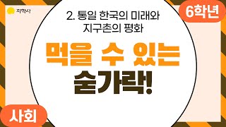 [티솔루션] 초등 6-2 사회⭐️먹을 수 있는 숟가락!