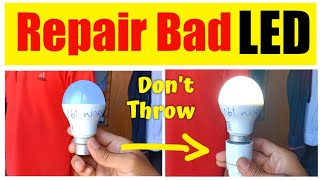 How to Repair LED Light | Repair Damage LED Light