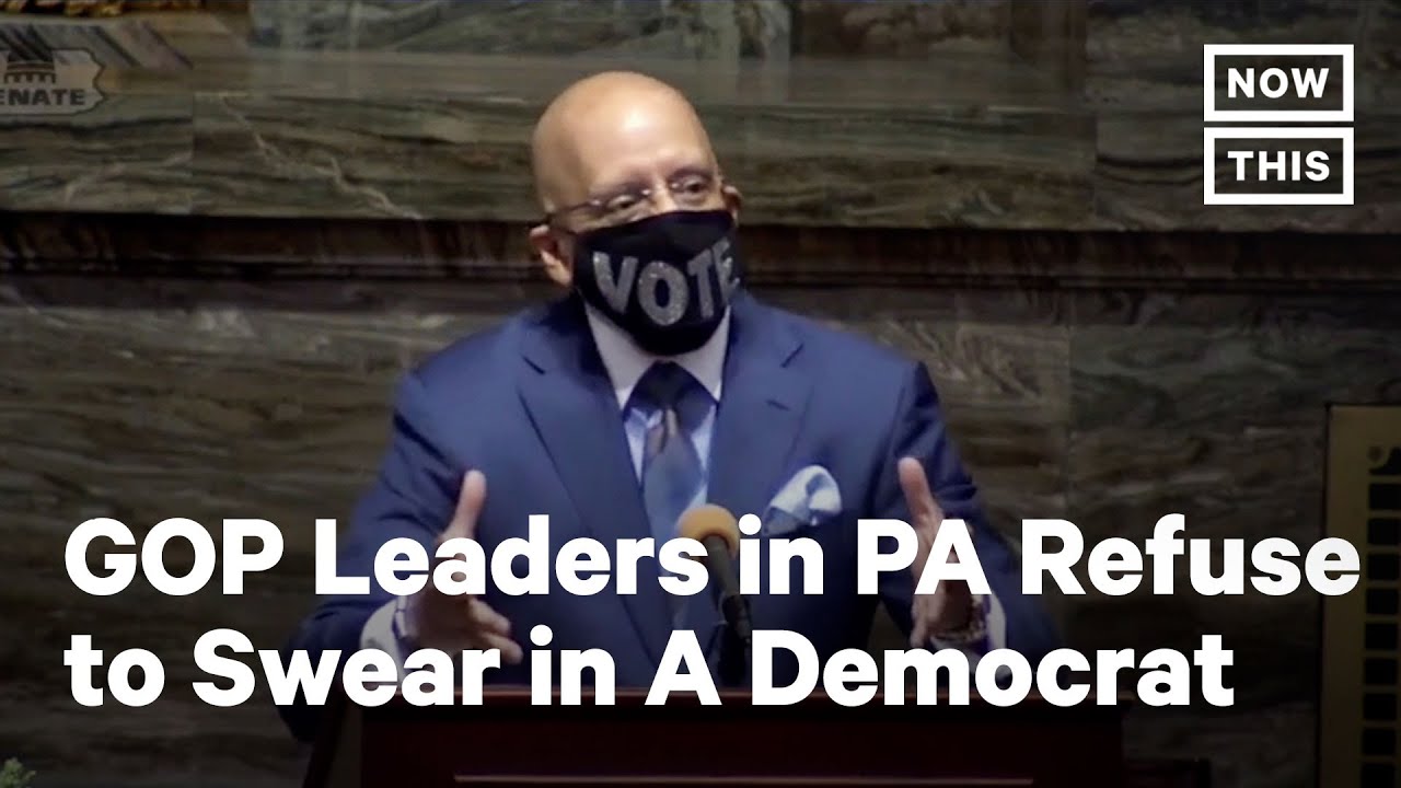 GOP Lawmakers In PA Refuse To Swear In A Democrat - YouTube