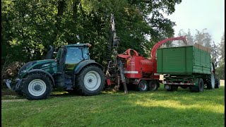 Holzhäckseln mit Valtra T 254 und Eschelböck Bieber 80 | Ultra HD