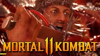 THE BEST WAY TO WIN WITH RAMBO! - Mortal Kombat 11: "Rambo" Gameplay