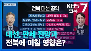 [전북] 대선, 판세 전망과 전북에 미칠 영향은? / KBS  2022.03.08.