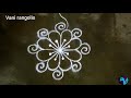 Panguni uthiram special sangu flowers Rangoli kolam | pandaga muggulu | vani rangolis