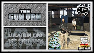 GTA Gun Van Location For Dec 29th 2024 | GTA 5 Online | Drug Wars DLC