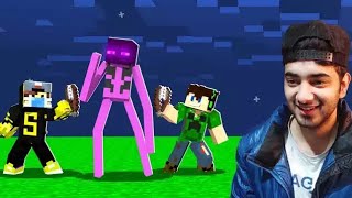Minecraft, But WE Can Shear MOBS