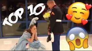 Top 10 best HEARTWARMING military homecomings