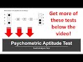 psychometric aptitude and fault analysis test