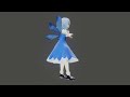 Cirno does the Gwibly Dance [Blender Animation]