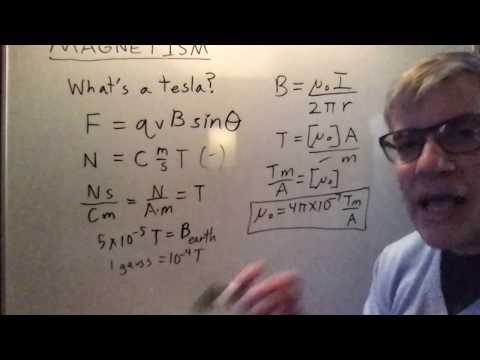 What is a Tesla unit of energy?