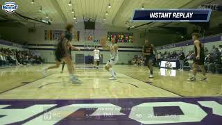 Trevecca Men's Basketball Jalen Page Dunks vs Milligan 20231230 1