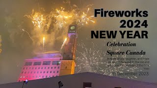CANADA NEW YEAR FIREWORKS 2024 | New Year 2024 Fireworks CANADA | New Year Fireworks Canada 2024