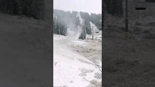 Artificial snow helps Colorado ski lifts run sooner this winter