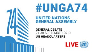 #UNGA74 General Debate Live - (China, Russia, Venezuela \u0026 More) - 27 September 2019