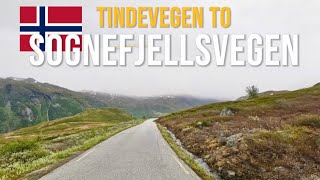 Driving in Norway 🇳🇴 from Tindevegen to Sognefjellsvegen in June 2024 ❄️ 🌨️