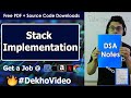 Implementing Stack Using Array in Data Structures