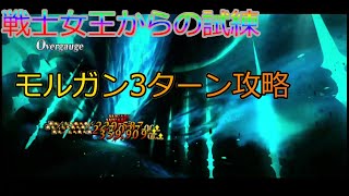 【FGO】高難易度「戦士女王からの試練」モルガン3ターン攻略