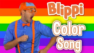 Blippi | Color Song |  Learn Colors with Blippi | Educational Videos for Kids