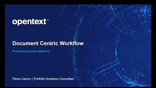 Document Centric Workflow Use Case Demo