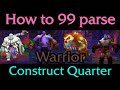 WOW Classic Warrior - How to parse higher in Construct quarter Naxxramas