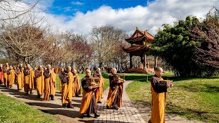 Livestream of 49-Day Ceremony \u0026 Casting Thich Nhat Hanh's Ashes | Plum Village France | 2022 03 12