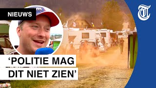 Chaos op Max-camping: ‘Die rookbom is van ons!’