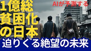 【AIが予測する未来】1億総貧困化の日本：迫りくる絶望の未来！