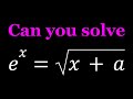 Solving A Non-Standard Equation