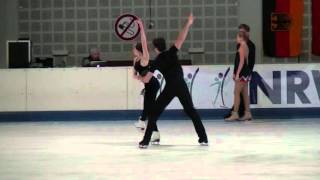 Adelina GALYAVIEVA Laurent ABECASSIS practice  NRW Trophy 2015