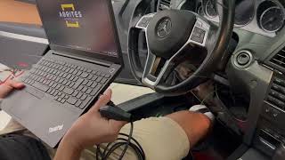 W207 Mercedes-Benz E-class Coupé EZS Password Extraction Using ZN076