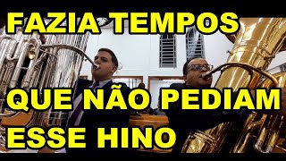 FAZIA TEMPOS QUE NÃO PEDIAM ESSE HINO 77 CCB HINÁRIO 5, CULTO IVOTURUCAIA, TUBA KING.