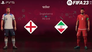 FIFA 23 - Inglaterra vs Irã  | Gameplay PS5|  Copa do Mundo FIFA 2022