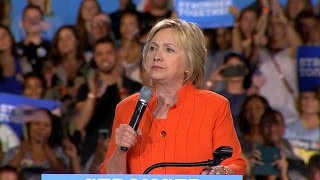 Full Speech: Hillary Clinton rails against Donald Trump in second rally of the day