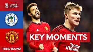 Wigan Athletic v Manchester United | Key Moments | Third Round | Emirates FA Cup 2023-24