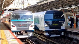 2023.1.25 JR東日本東海道線特急踊り子4号\u0026踊り子13号（E257系NA-07編成・E257系NA-05編成＋NC-33編成）