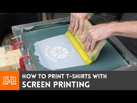 Screen Print your own t-shirts // How-To Screen Print your own t-shirts // How-To