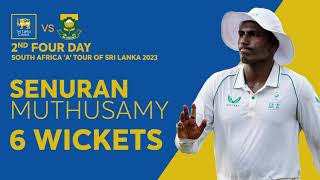 Senuran Muthusamy's 6 wicket-haul against Sri Lanka 'A' Team