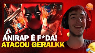 NÃO ACREDITO QUE ELE FEZ ISSO!!! Deadpool (Finge que é Jujutsu) | Ado ado ado | @AniRap | React