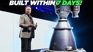 Elon Musk Built This Insane New Raptor Engine In Just 7 Days!