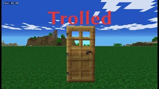 Trolling my friends in Minecraft Pi Edition