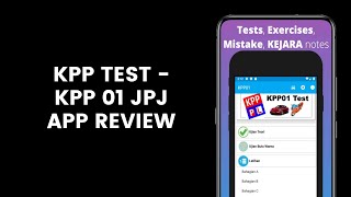 KPP Test 2025 - KPP 01 JPJ App Review