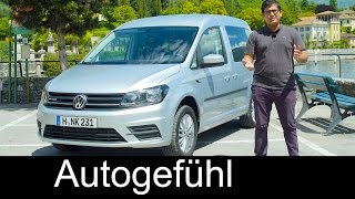 Volkswagen Caddy TGI FULL REVIEW new VW CNG Erdgas Facelift neu - Autogefühl