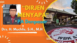 Kunjungan Dirjen Badilag di Pengadilan Agama Denpasar