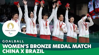 Women's Bronze Medal Match: 🇨🇳 China X Brazil 🇧🇷 | Goalball - Paris 2024 Paralympics