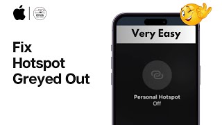 How to Fix iPhone Hotspot Greyed Out in 2024 | Hotspot Not Working After (iOS 17 Update)