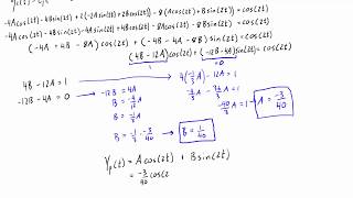 Undetermined coefficients example #2