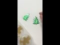 uv resin tree demolding glitter uvresin demolding asmr craftmasday3 earrings christmas 2022