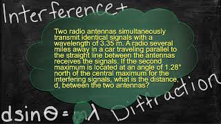 Physics Interference and Diffraction Problem Solver -double slit- Solving Interference Problems 6