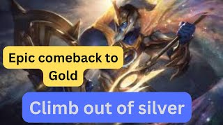 Epic comeback to gold!