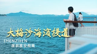 【深圳放空指南04】超療癒！徒步最美海濱棧道之一，再去附近吃海鮮，拍照、騎行、散步超推的｜大梅沙｜鹽田港｜海濱棧道｜海鮮街｜CC字幕｜4K｜2022更新